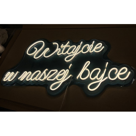 Neon LED Witajcie w naszej bajce