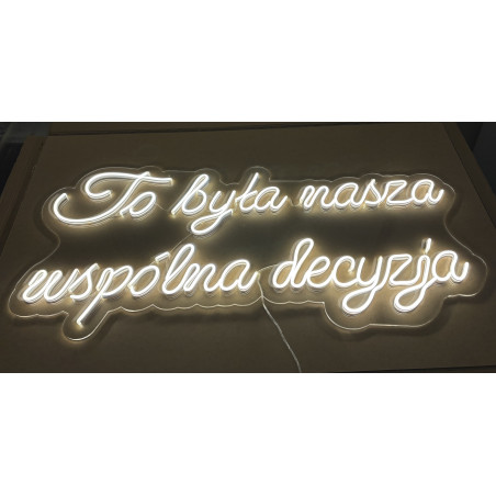 Neon LED To była nasza wspólna decyzja