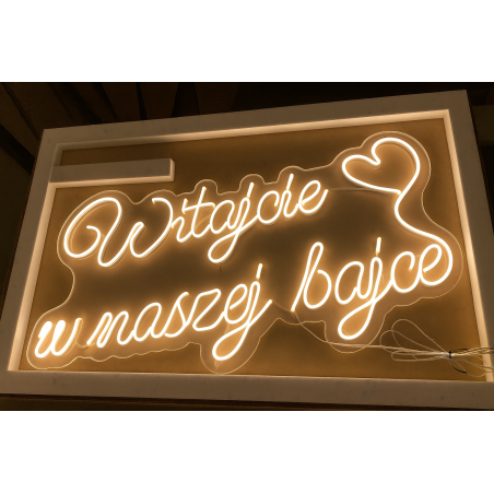 Neon LED Witajcie w naszej bajce❤️